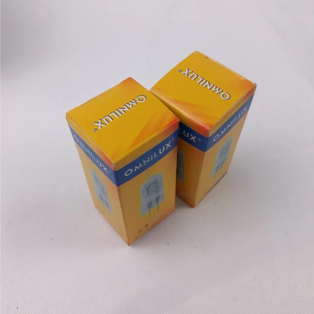 (2-Pack) Omnilux 230V 1000W GX-6.35 3200K Halogen Stage Light Bulb